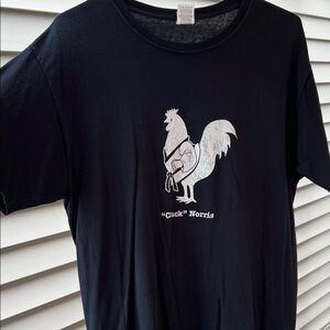 Classic Black Men's T-Shirt with Graphic Design